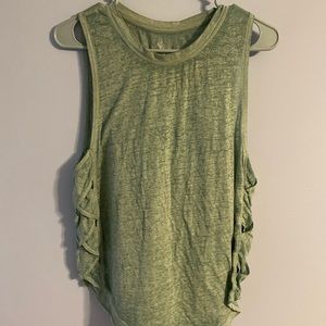 Gaiam workout tank top with braided side